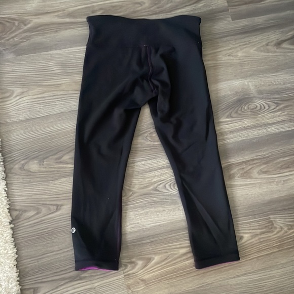 Lululemon Wunder Under Crop Reversible - Picture 7 of 9